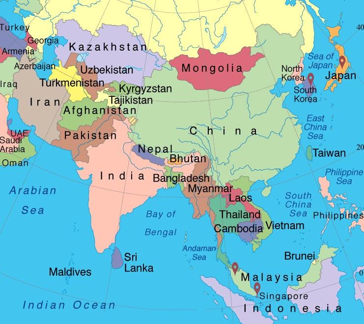 Singapor azi hartë