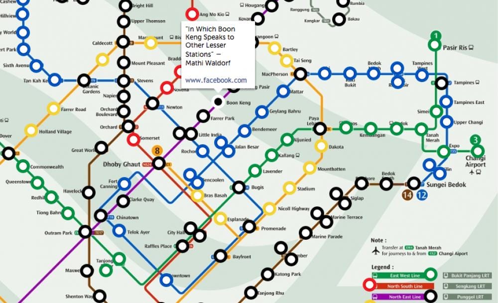 mrt tren hartë Singapor