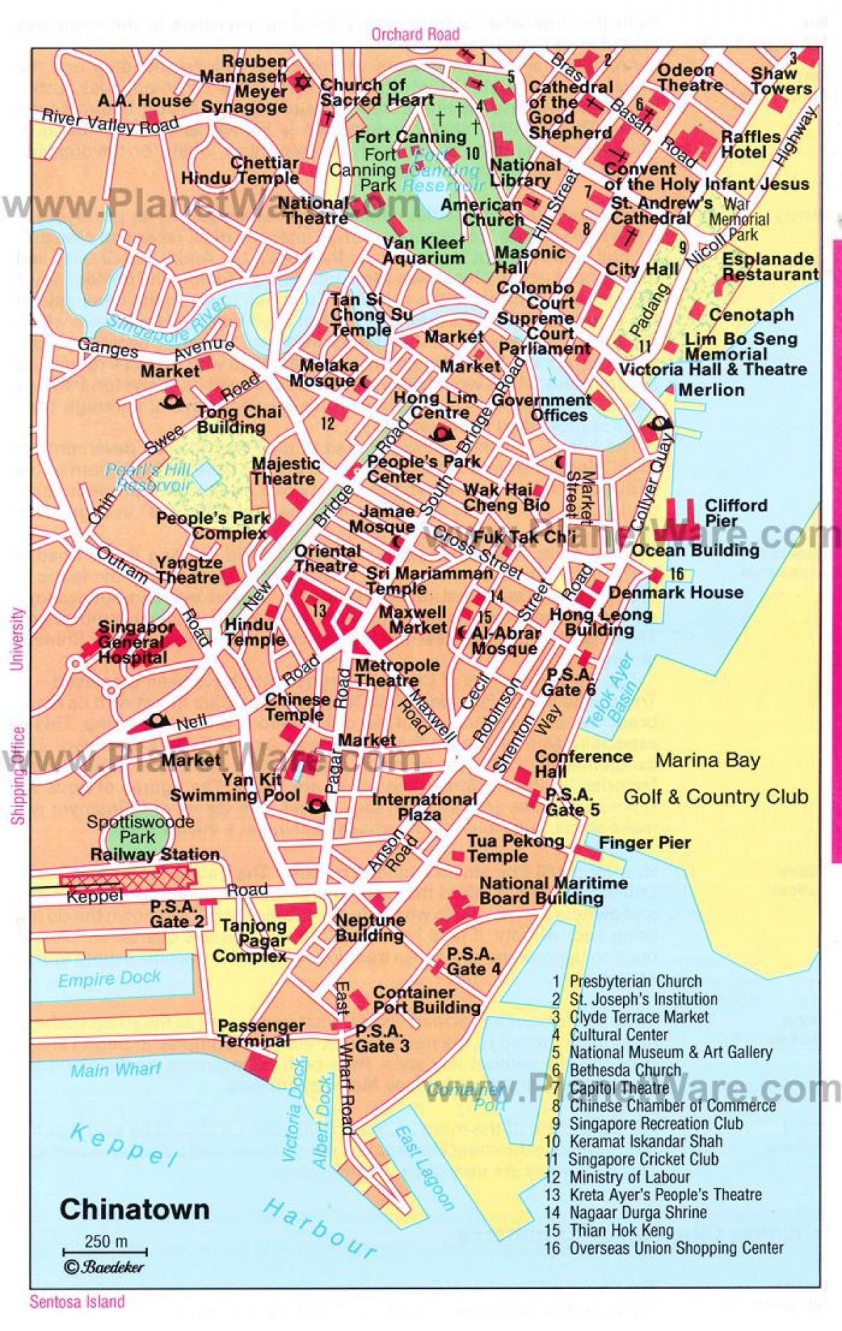 chinatown Singapor hartë