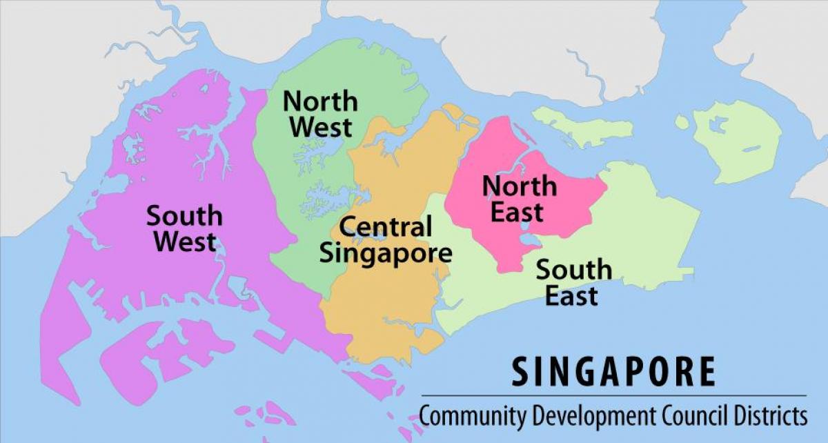 harta e Singaporit rajon