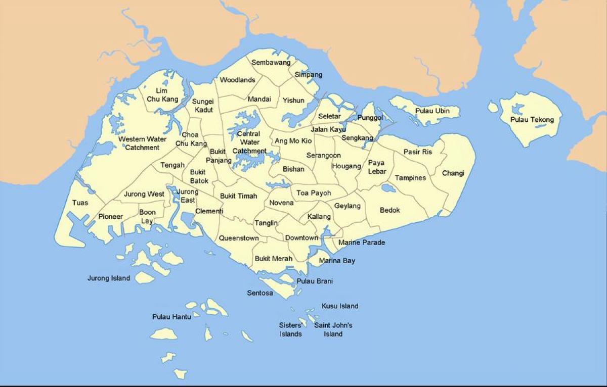 harta e Singaporit vendit