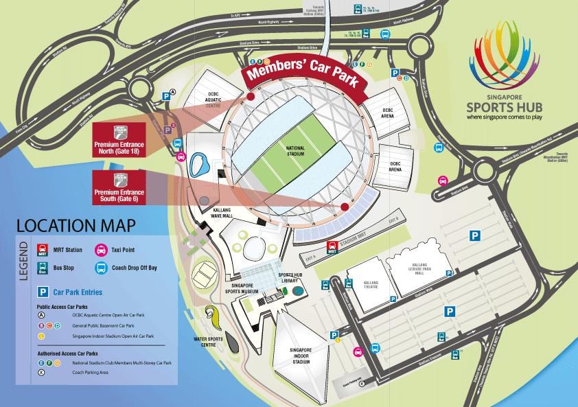 në stadiumin e mrt hartë Singapor